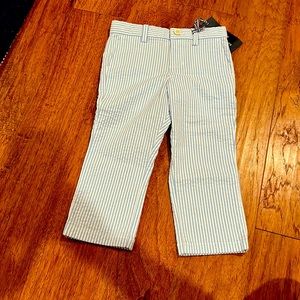 Vineyard Vines 3T seersucker pants.